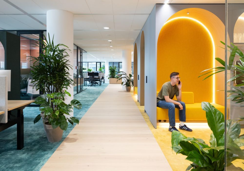 Kantoorinterieur van Julia